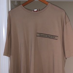 COPY - Alexander McQueen Tape Logo T-Shirt.